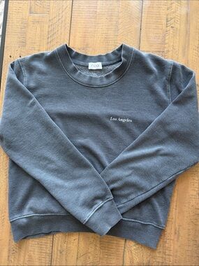 Los Angeles Crewneck Sweatshirt - Charcoal Gray